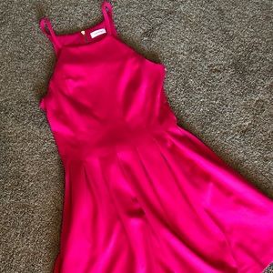 Pink Calvin Klein dress